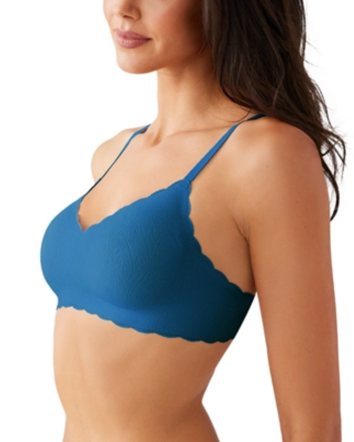 B. Tempt'd b.wow'd Lace Wire Free Bra - 952587 - Moroccan Blue