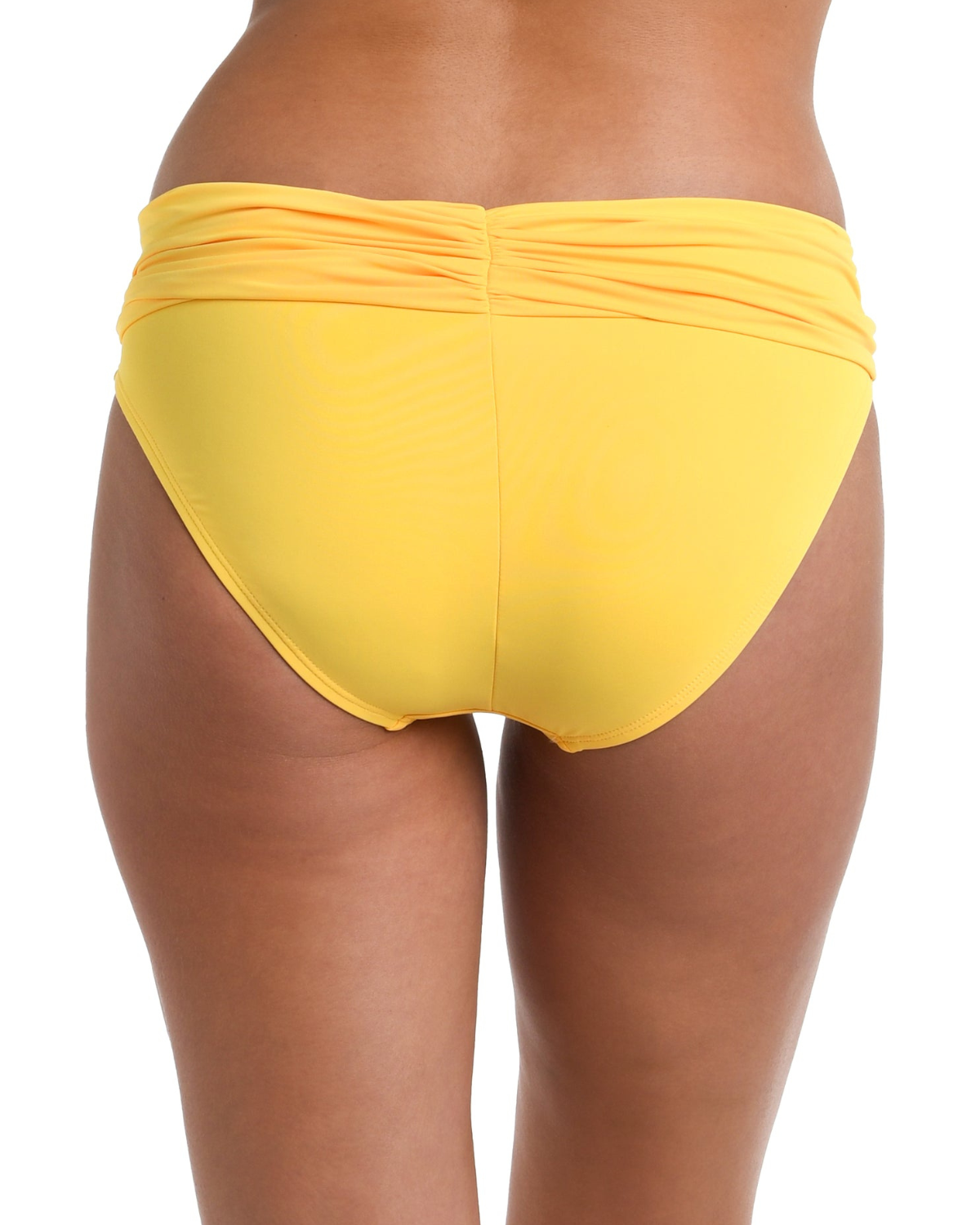 2025 La Blanca Island Goddess Shirred Hipster Bikini Bottom (More colors available) - LB0IG95