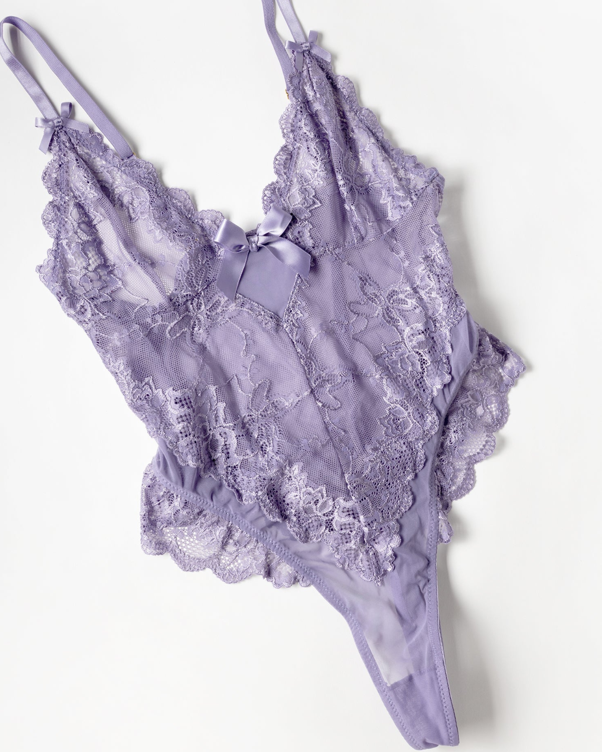 Oh La La Cheri Valentine Sheer Lace Teddy - 52-10824