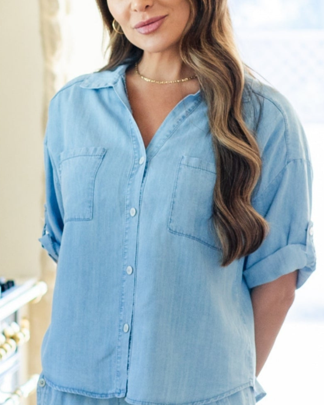 Splendid Iris Lyocell Camp Shirt - 22-501
