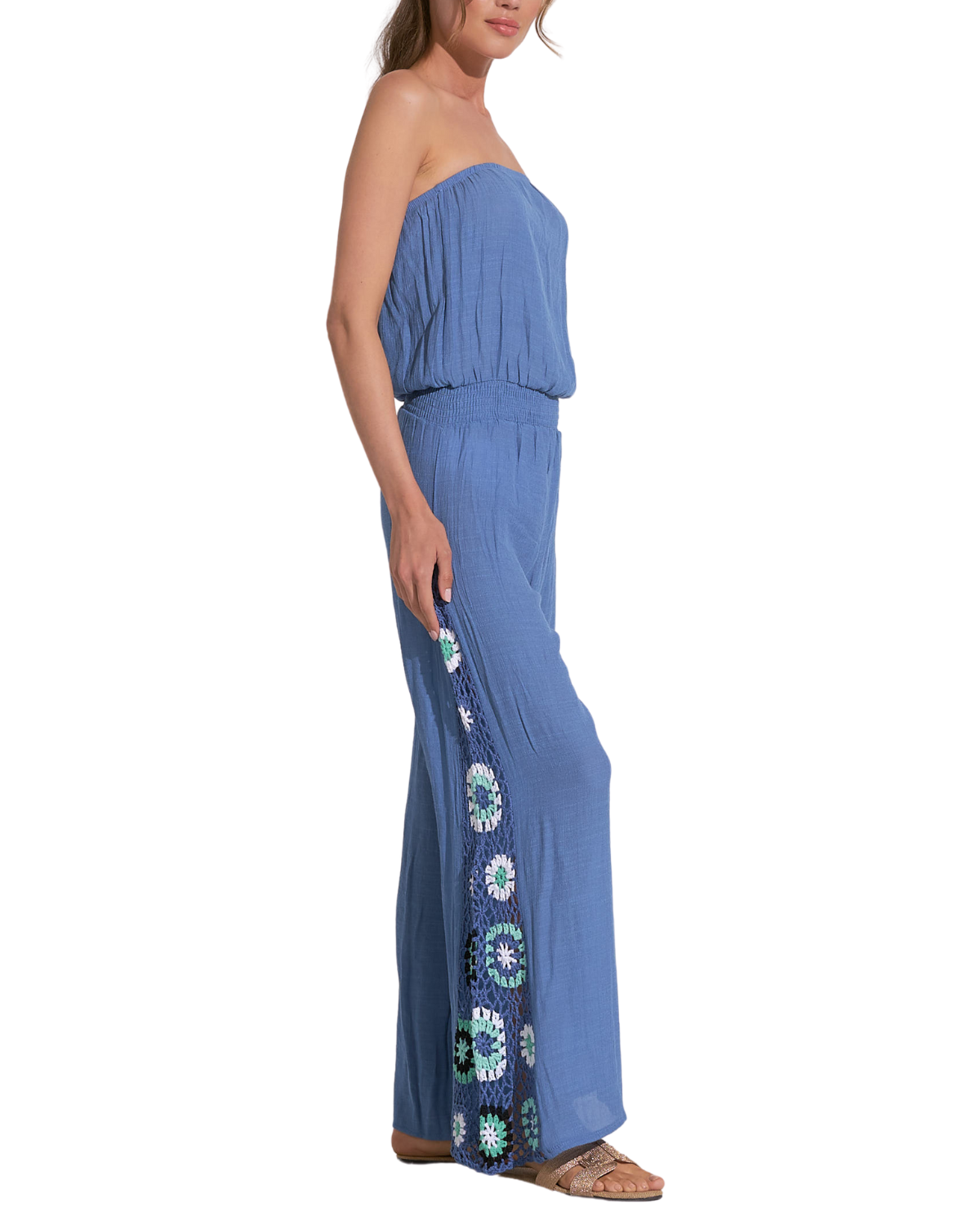 2025 Elan Crochet Jumpsuit - Crc7310