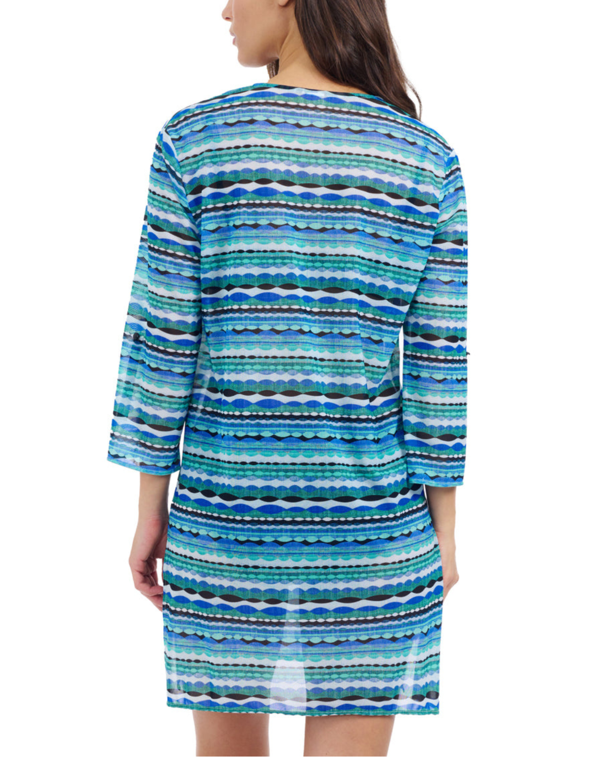 Profile By Gottex Bachata Tunic Cover Up Dress - E25143032 (Final Sale, Cannot Be Returned or Exchanged)