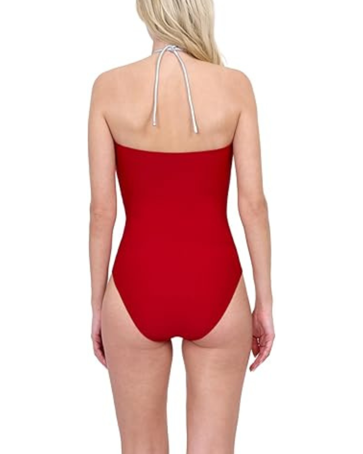Gottex Harbourside Textured Knotted Bandeau Halter One Piece Swimsuit - 25Ha070 (Final Sale, Cannot Be Returned or Exchanged)