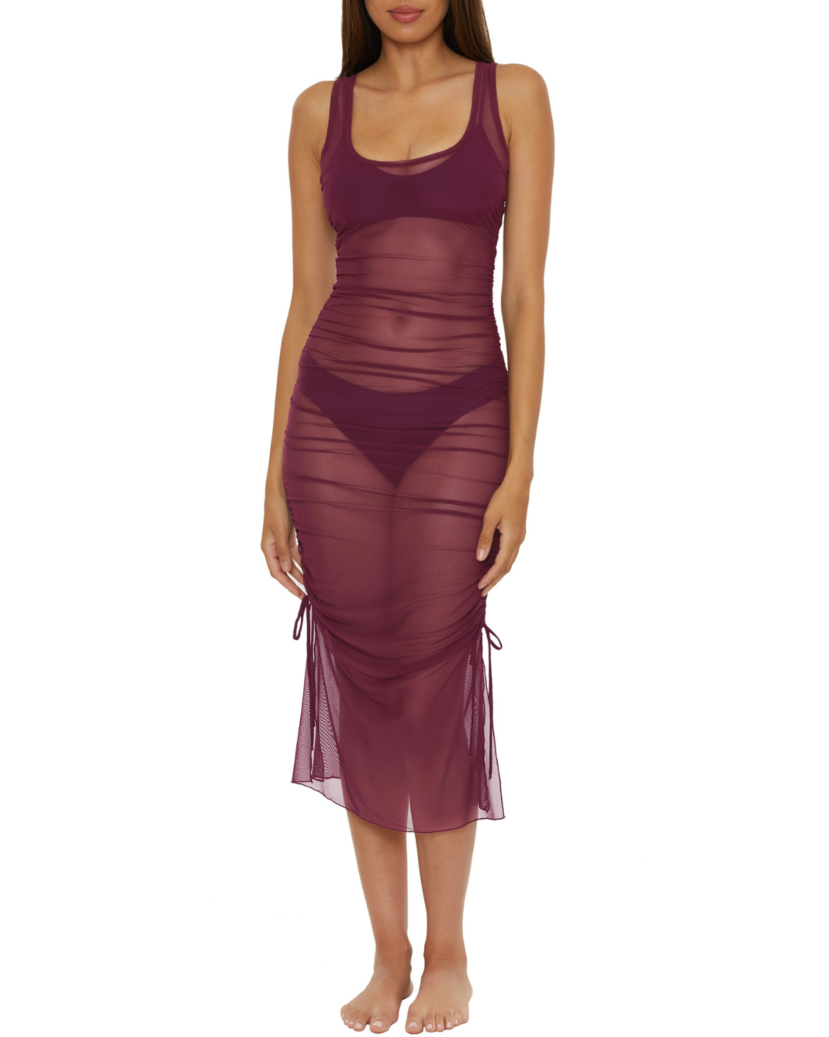 2025 Becca by Rebecca Virtue Muse Mesh Pull On Adjustable Dress (More colors available) - 7360571