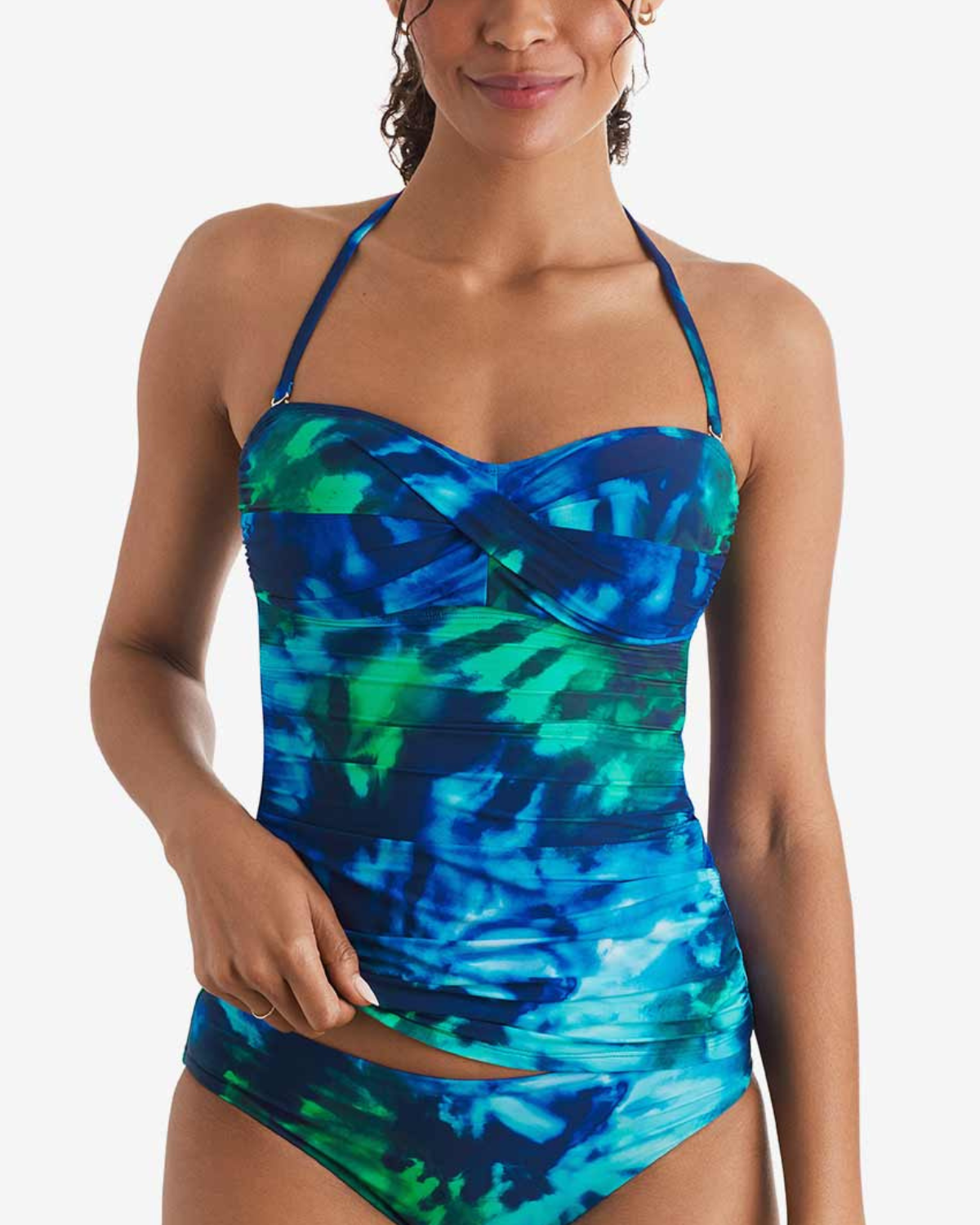 Mimi Flamingo Saltwater Tie Dye Aria Bandini Top - 900050501