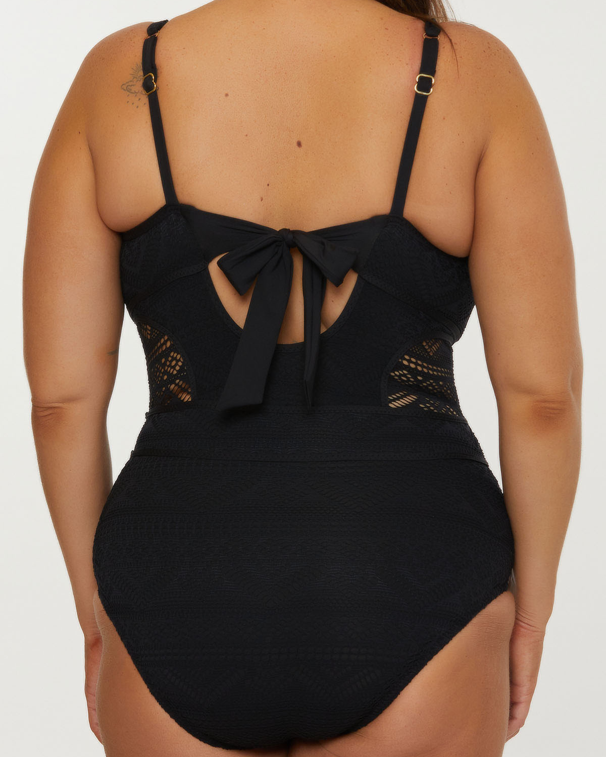 Becca ETC by Rebecca Virtue Color Play Plus Size Lucia One Piece Plunge - 6711057 (Final Sale, Cannot Be Returned or Exchanged)