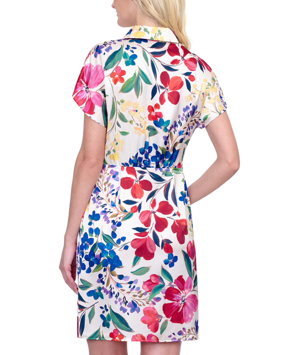 2025 Gottex Garden Dream Button Down Shirt Dress Cover Up - 25GD322