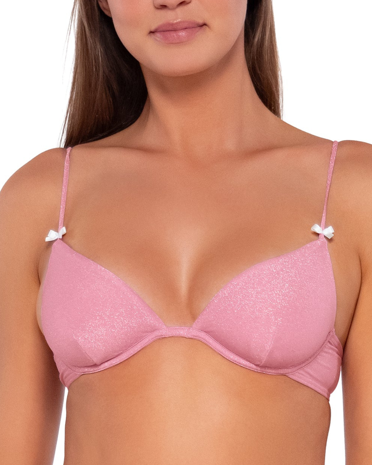 2025 B Swim x Nicki Andrea Blushing Bride Lurex Monika Top - U604