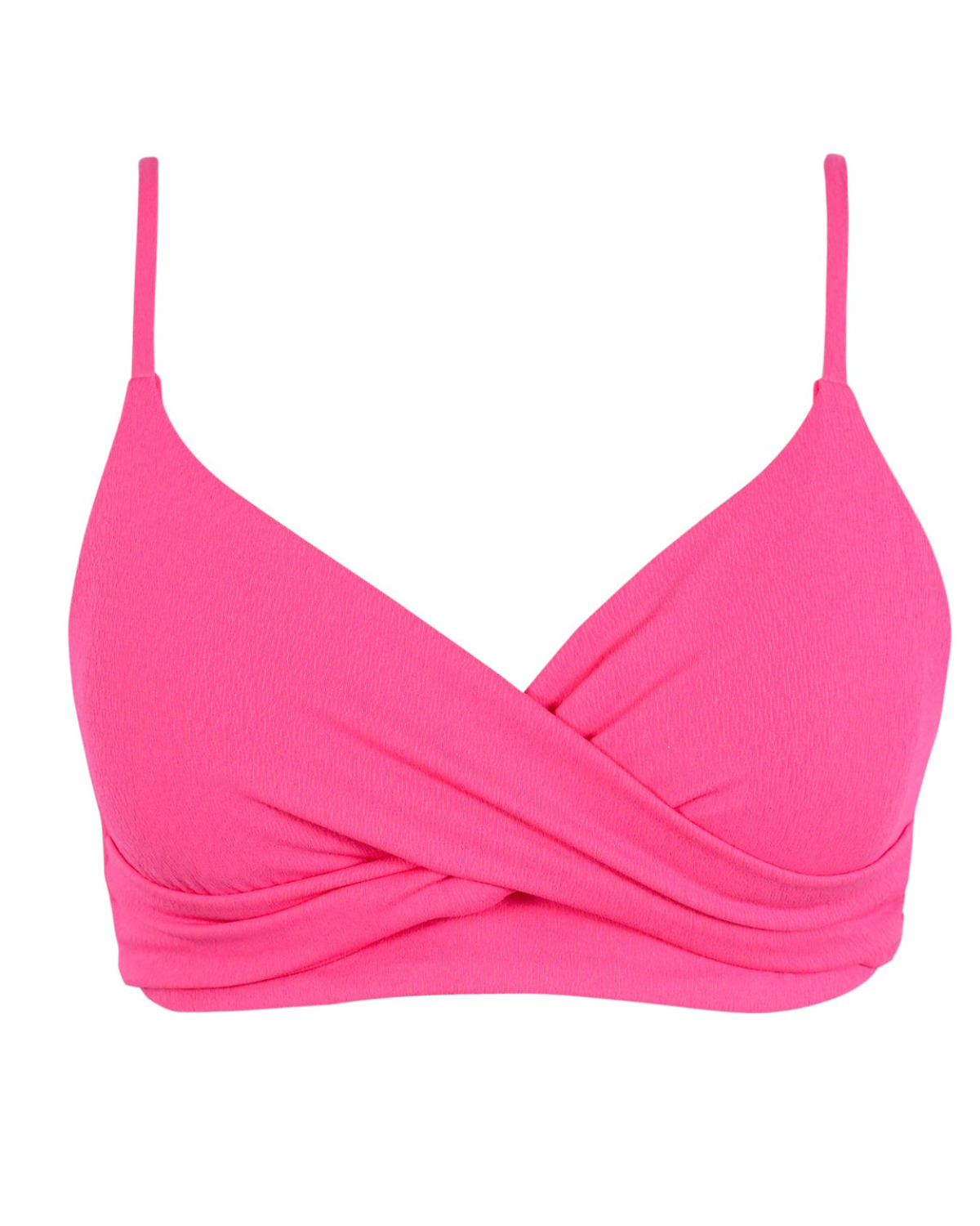 Sunsets Posy Pink Crepe Lyla Bralette Top - 619T