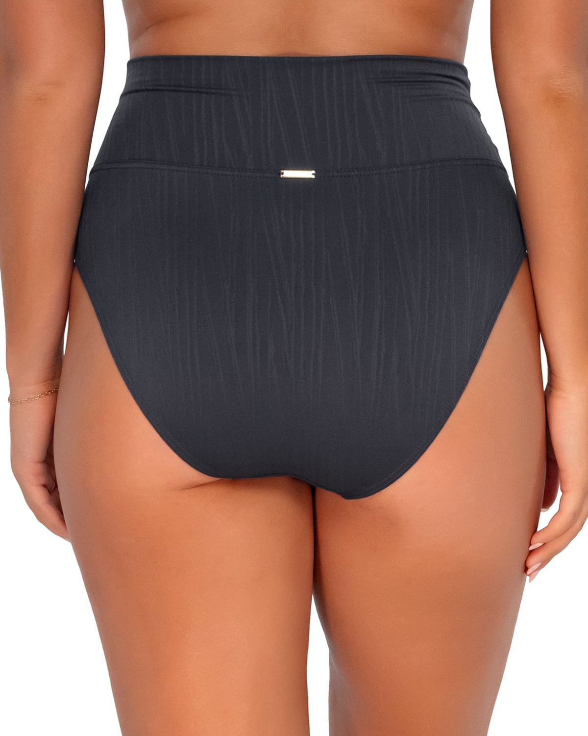 2024 Sunsets Slate Seagrass Texture Hannah High Waist Bottom - 33B
