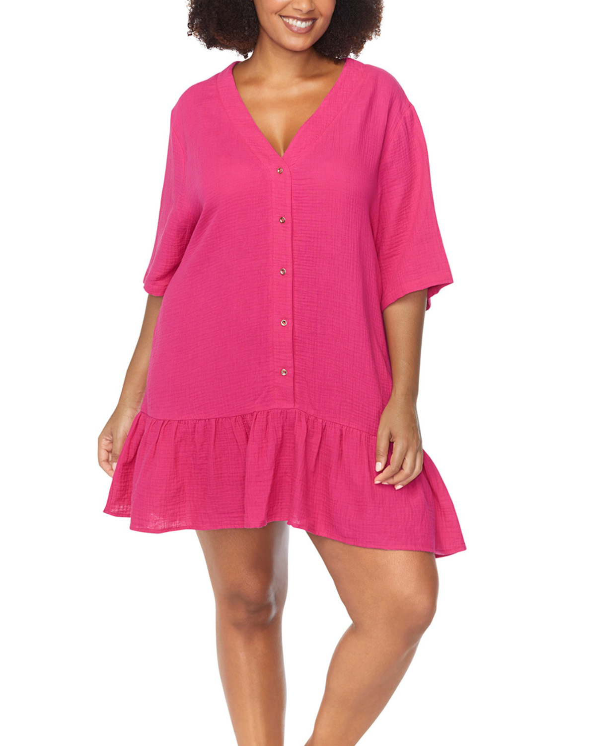 2025 Raisins Curve Solids Sol Cover Up - N840090