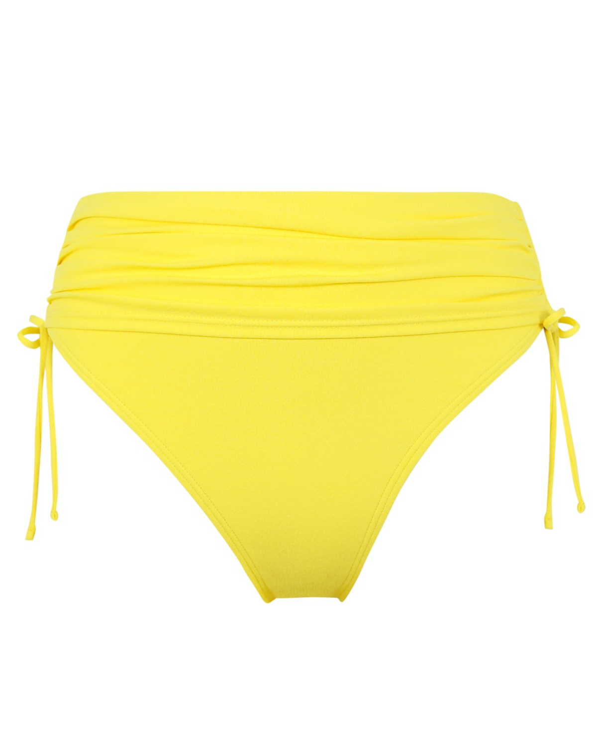 Sunsets Solids Pineapple Crepe Darci High Waist Bottom - 282B