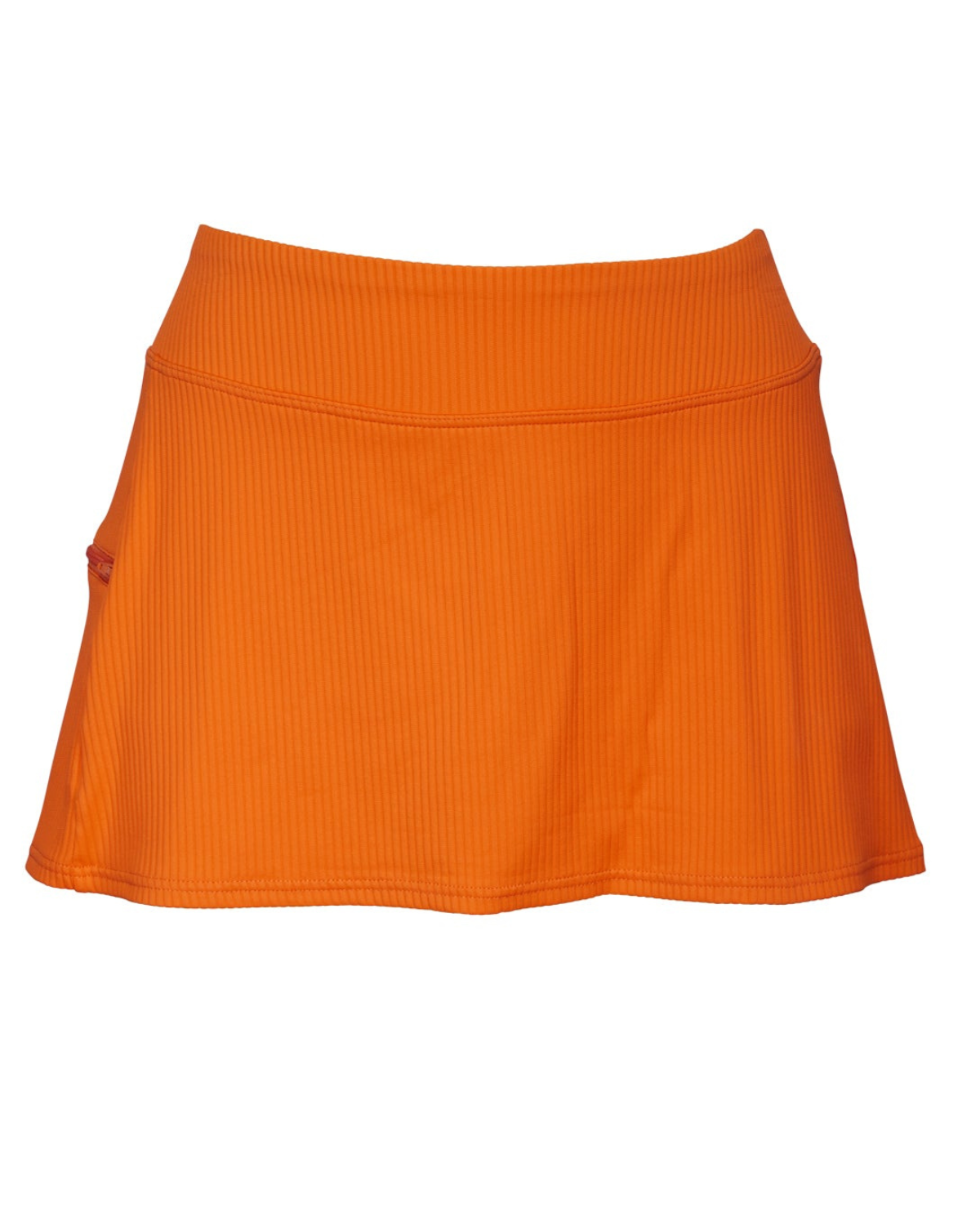 Sunsets Sandbar Rib Kumquat Sporty Swim Skirt - 40B