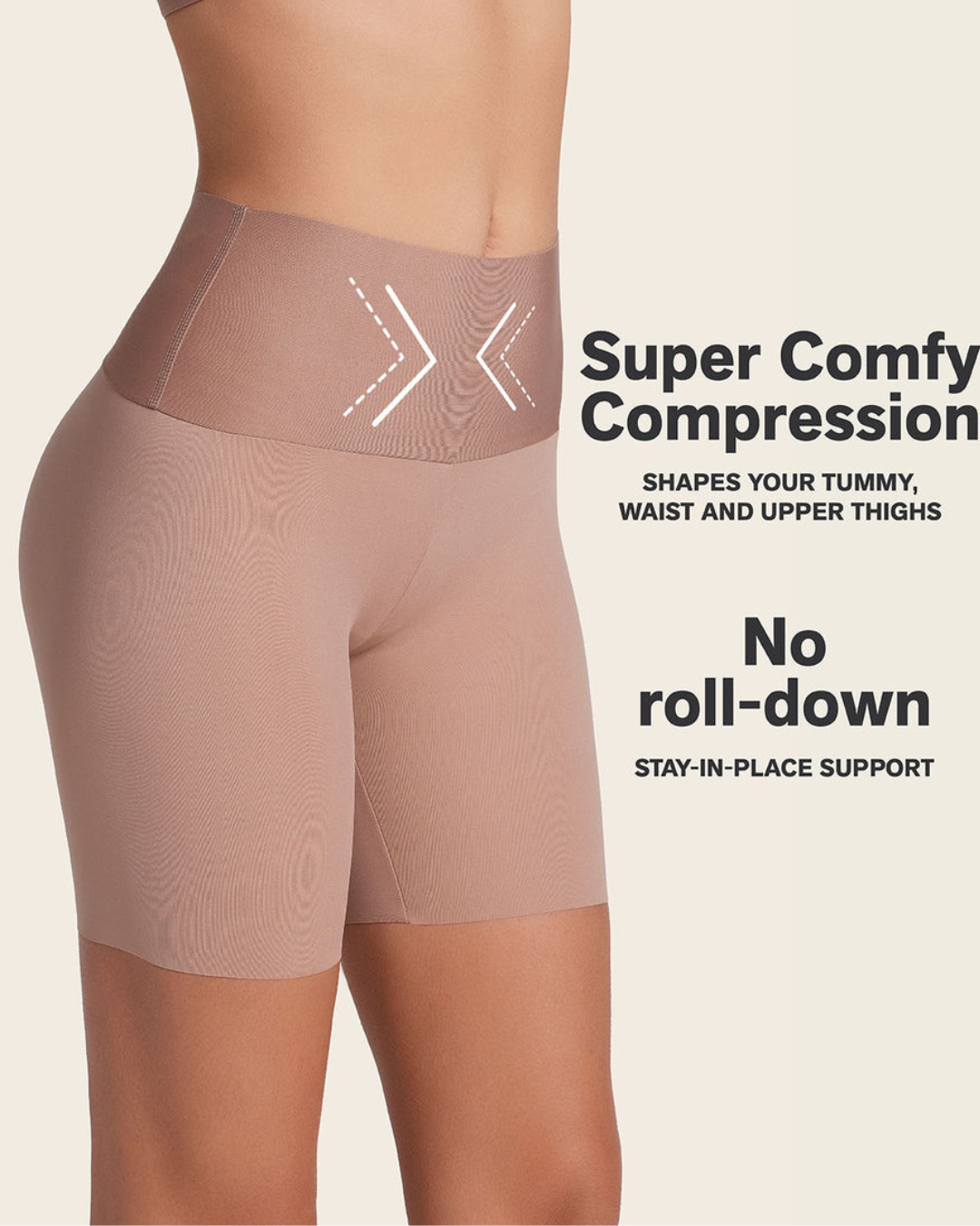 Leonisa Powerstay Stay-In-Place Seamless Shapewear Shorts - 012970