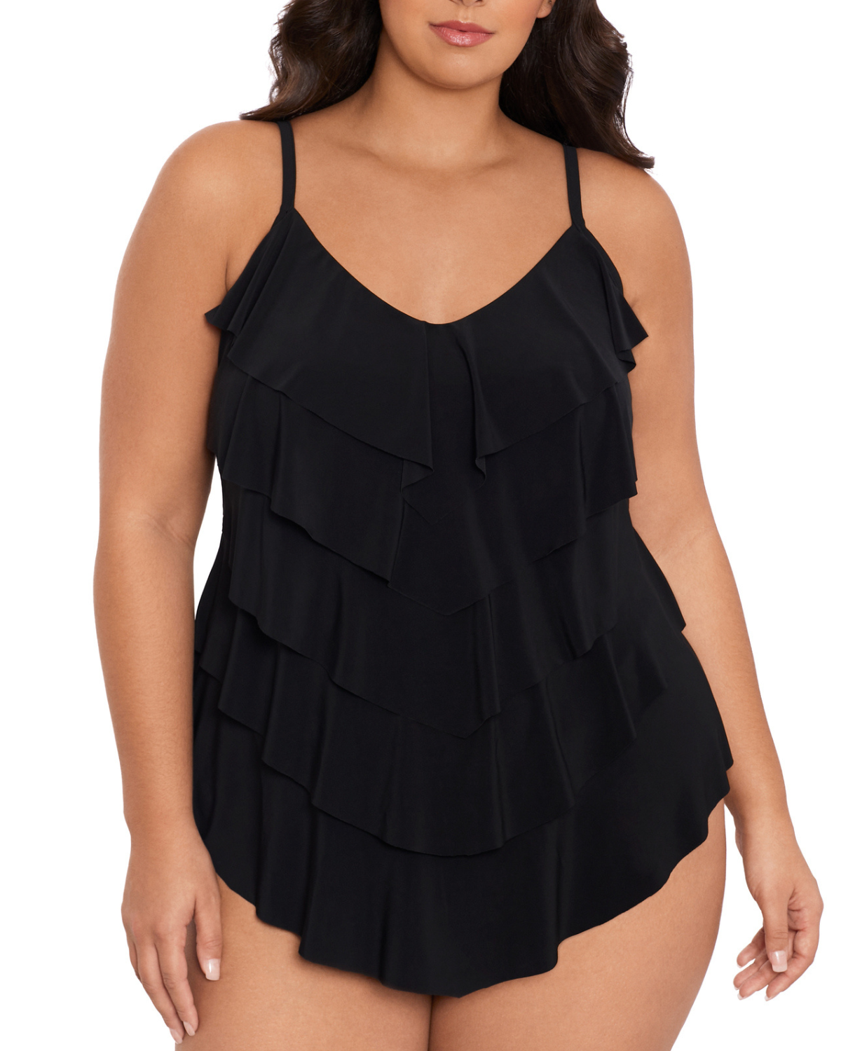 2025 Trim Shaper Plus Solids Rachel Tankini Top- 6534021W