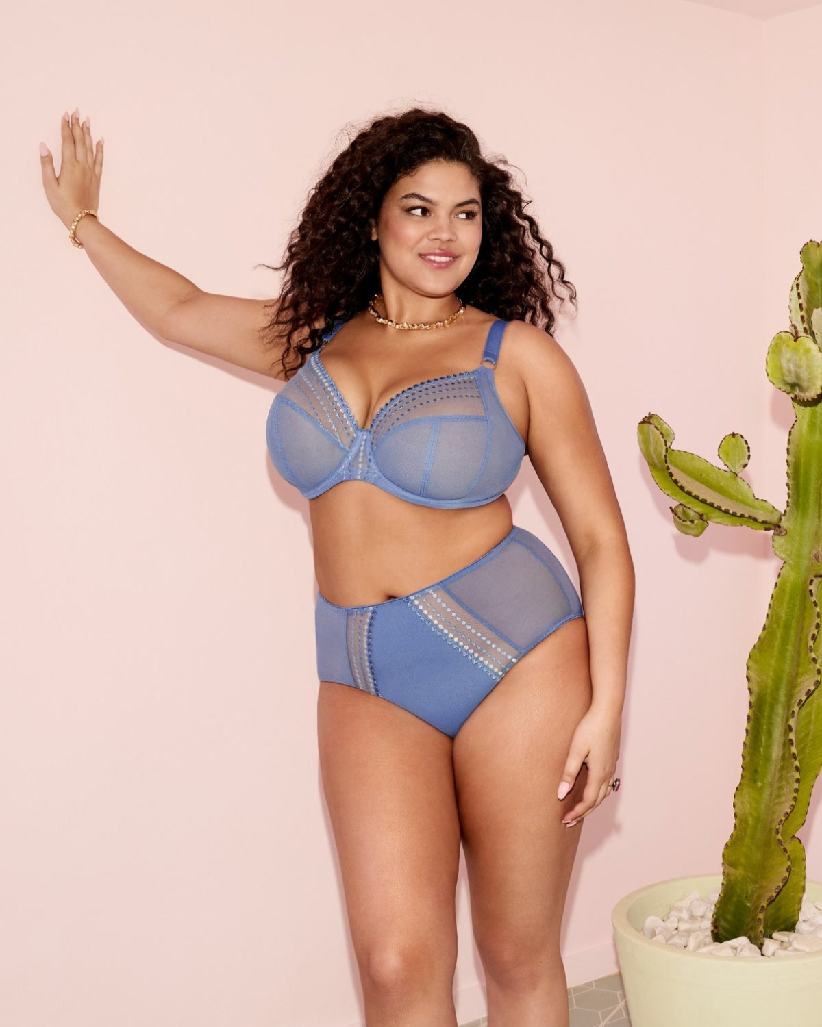 Elomi Matilda Full Brief Panty - 8906 - Lunar Blue