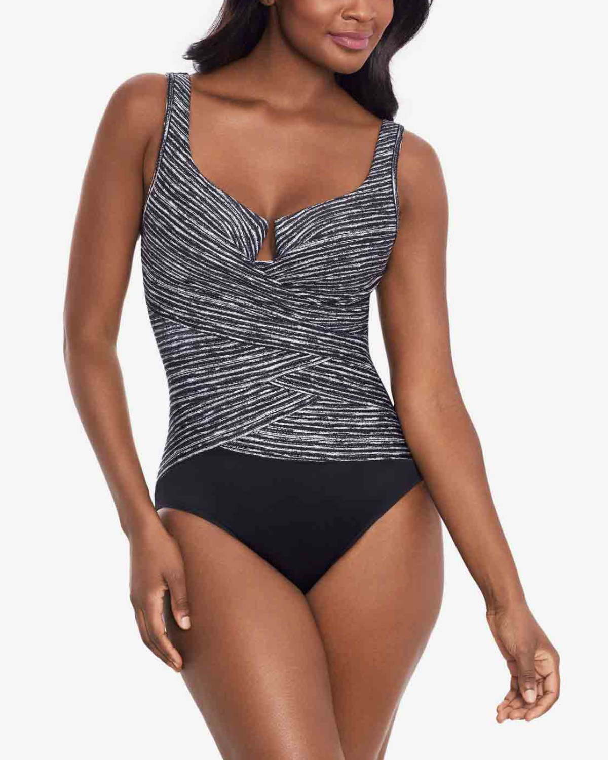 2025 Miraclesuit Selenite Layered Escape One Piece Swimsuit - 6552466