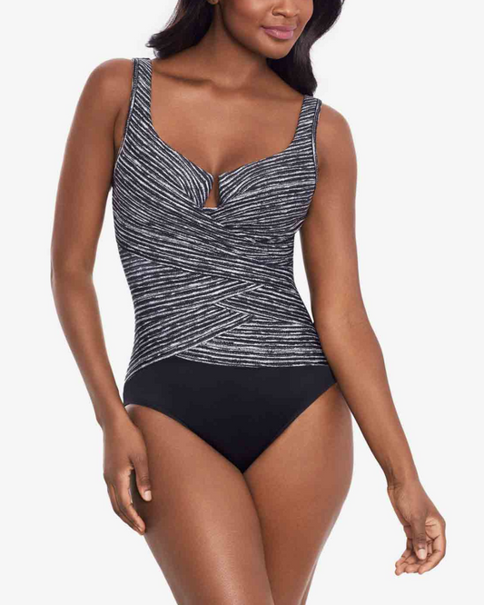 Miraclesuit Selenite Layered Escape One Piece Swimsuit - 6552466