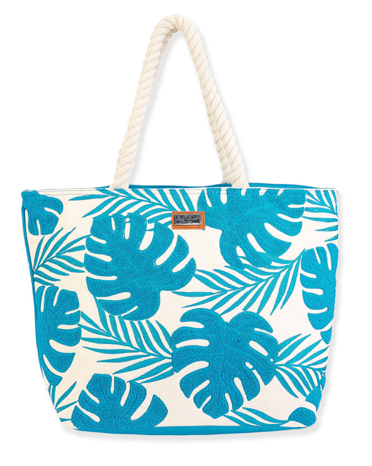 Sun N Sand Palm Leaf Beach Shoulder Tote (More colors available) - SNS6170