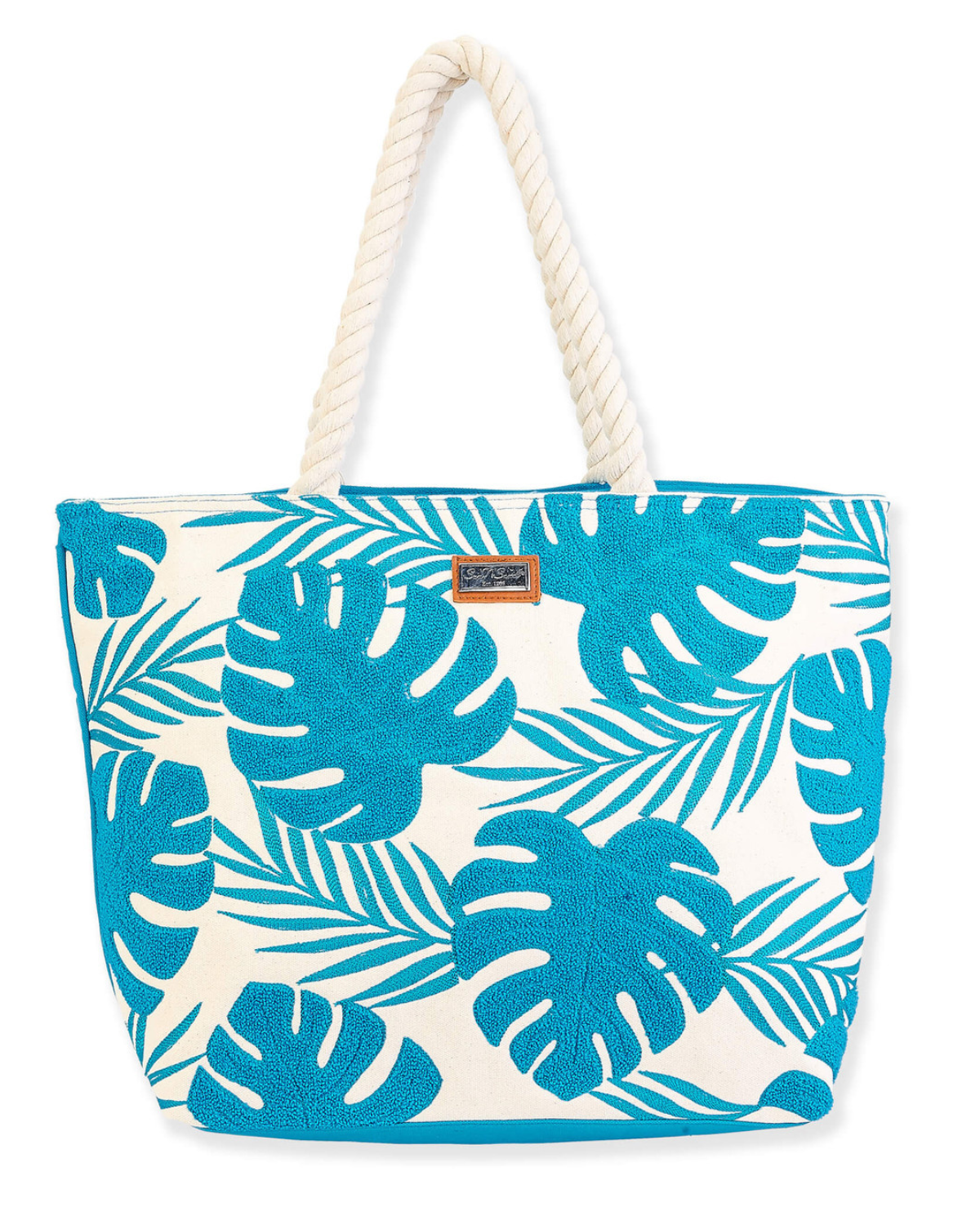 Sun N Sand Palm Leaf Beach Casuals Shoulder Tote (More colors available) - SNS6170