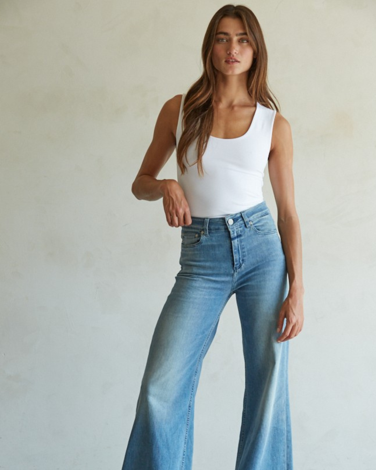 By Together Double Layered Full Length Tank (More Colors Available) - S1187N