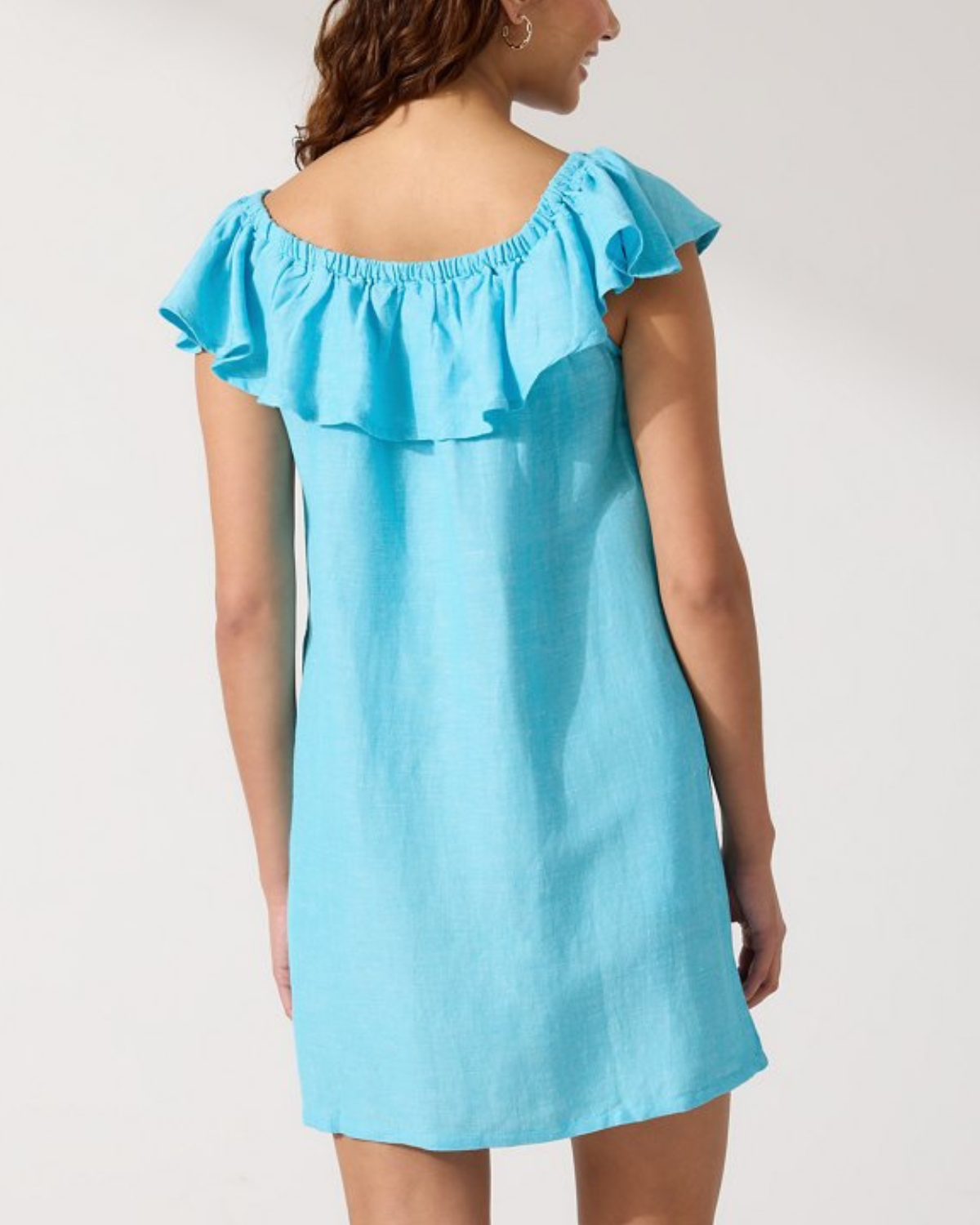 Tommy Bahama Solids Off Shoulder Dress - TSW51030C