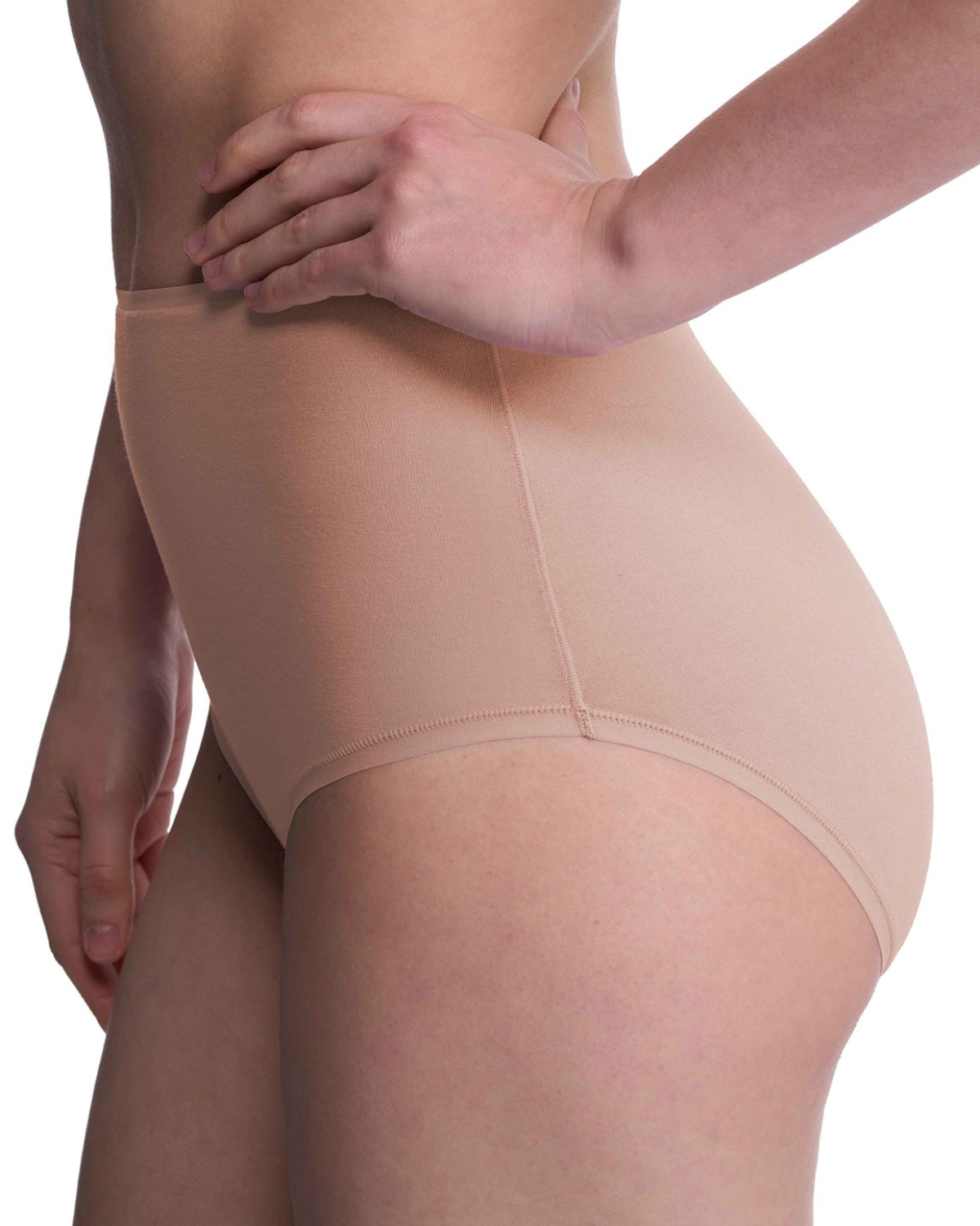 Natori Bliss Bare Cotton High Waist Brief - 778346