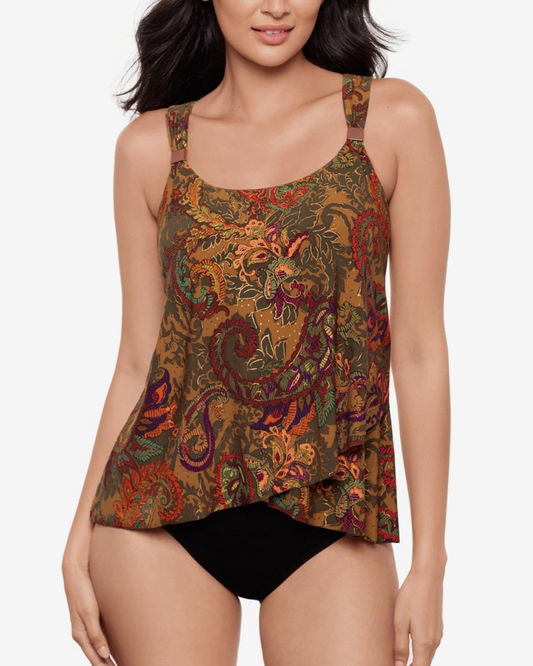Miraclesuit Perissa Dazzle Tankini Top - 6566226
