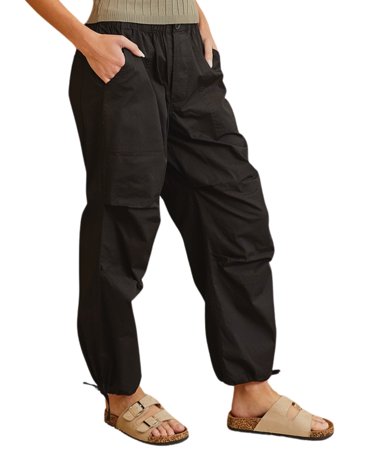 2024 Sweet Lovely Plus Utility Pants (More colors available) - Sp174pl