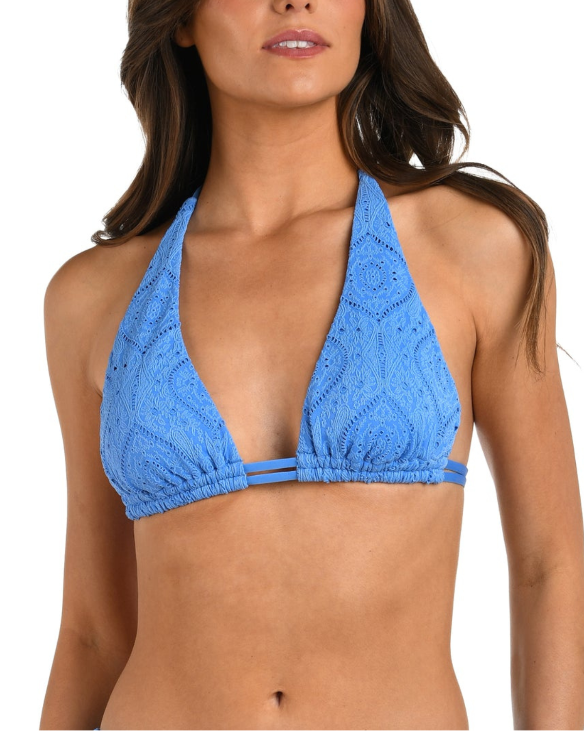 2025 La Blanca Mantra Medallion Halter Top - Lb5ng72