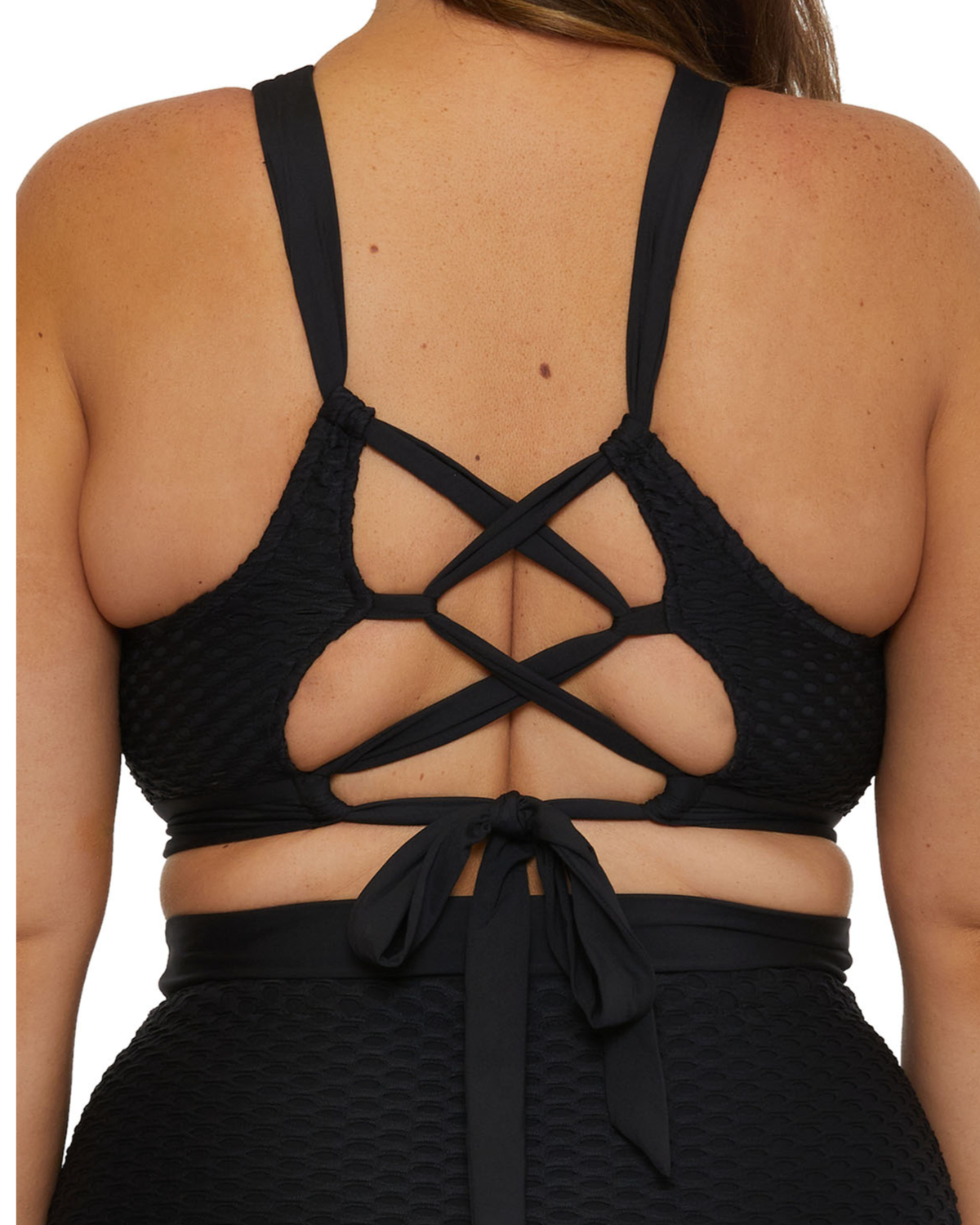 2025 Becca ETC by Rebecca Virtue Castaway Plus Size Evelyn High Neck Halter Top - 6893257