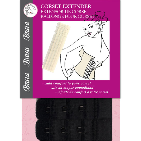 Braza Corset Extender - Black - 50524