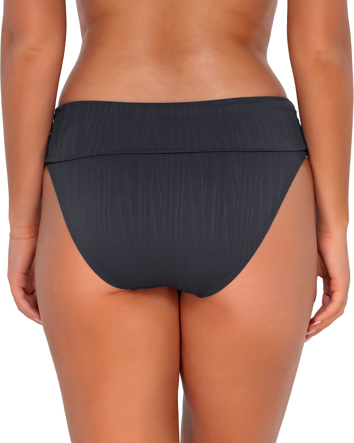 2024 Sunsets Slate Seagrass Texture Hannah High Waist Bottom - 33B