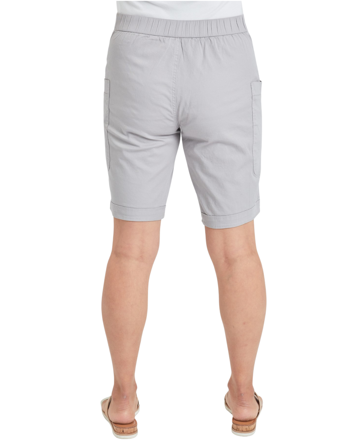 YMI Wide Leg Bermuda Short with Big Pockets (More Colors Available) - Wm1090pi