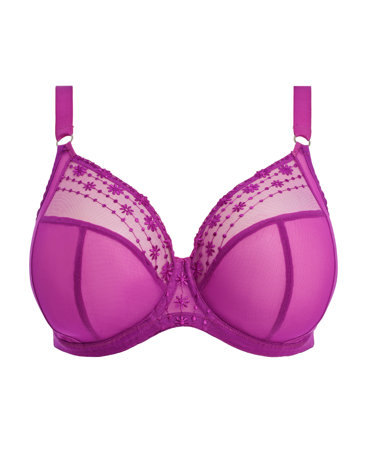Elomi Matilda Plunge Underwire Bra - 8900 - Hollyhock