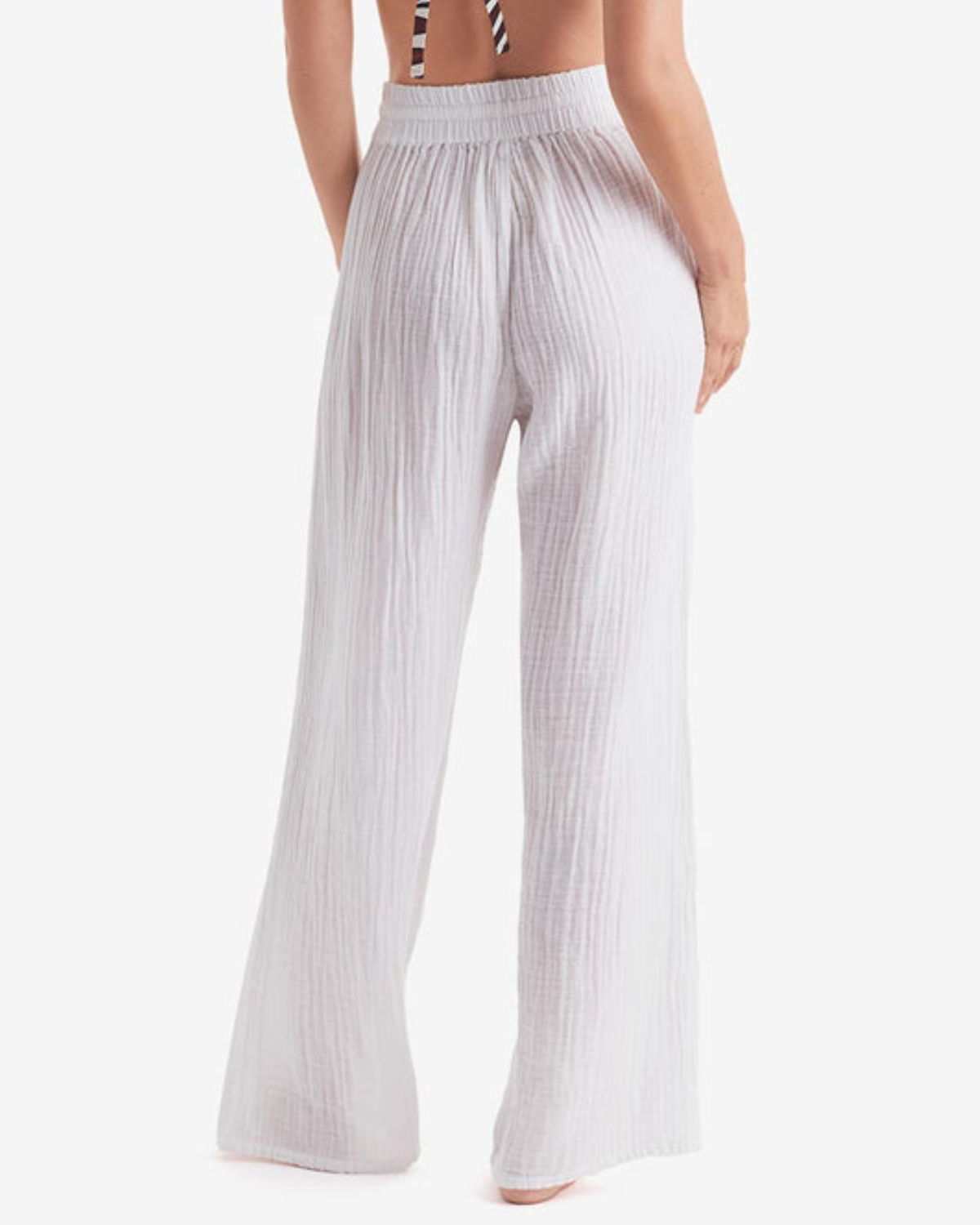 2025 Mimi Flamingo White Bliss Gauze Vista Cover Up Pant - 900051135