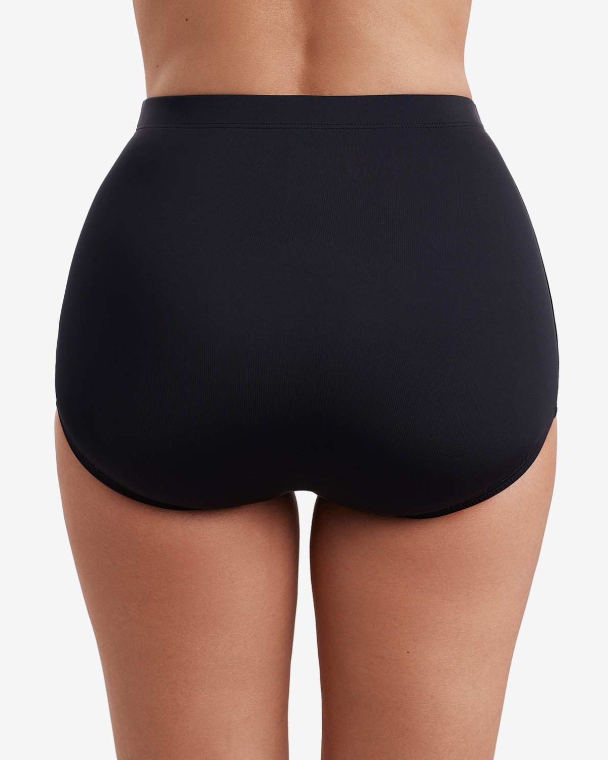2025 Shape Solver Plus Divine Solid Girl Leg Brief Swim Bottom- 7103848X