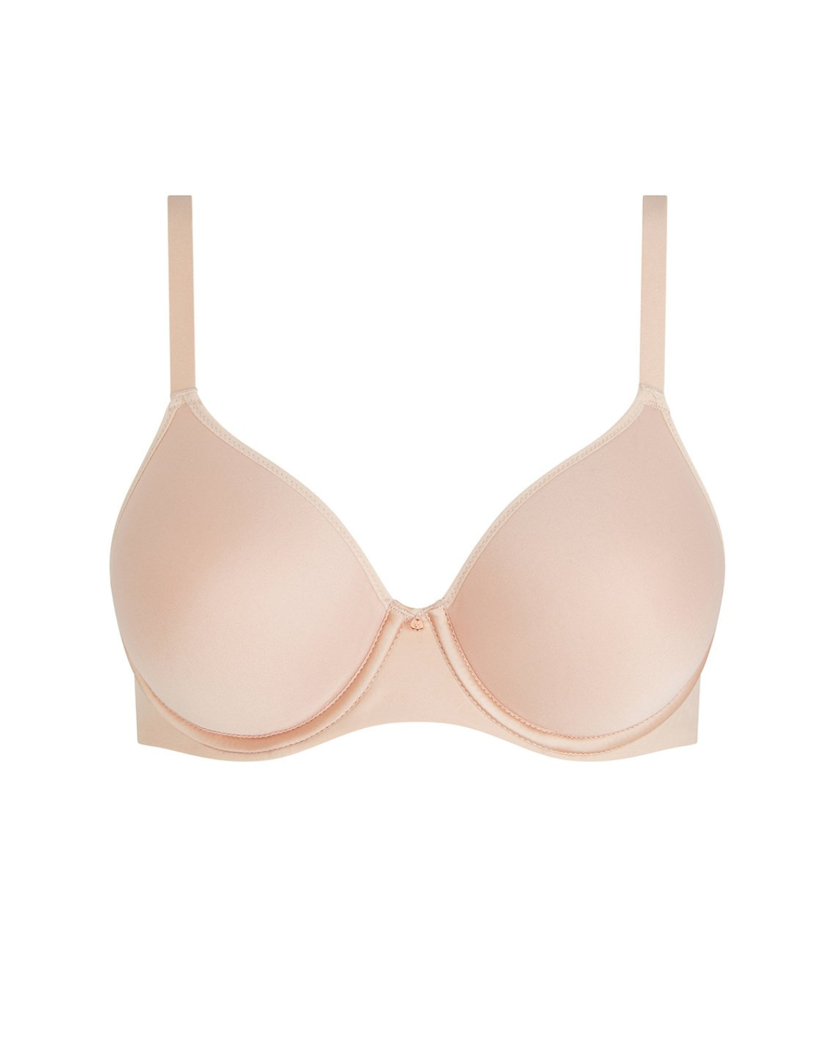 Chantelle Comfort Chic Back Smoothing T-Shirt Bra - C18JNK - Nude Rose