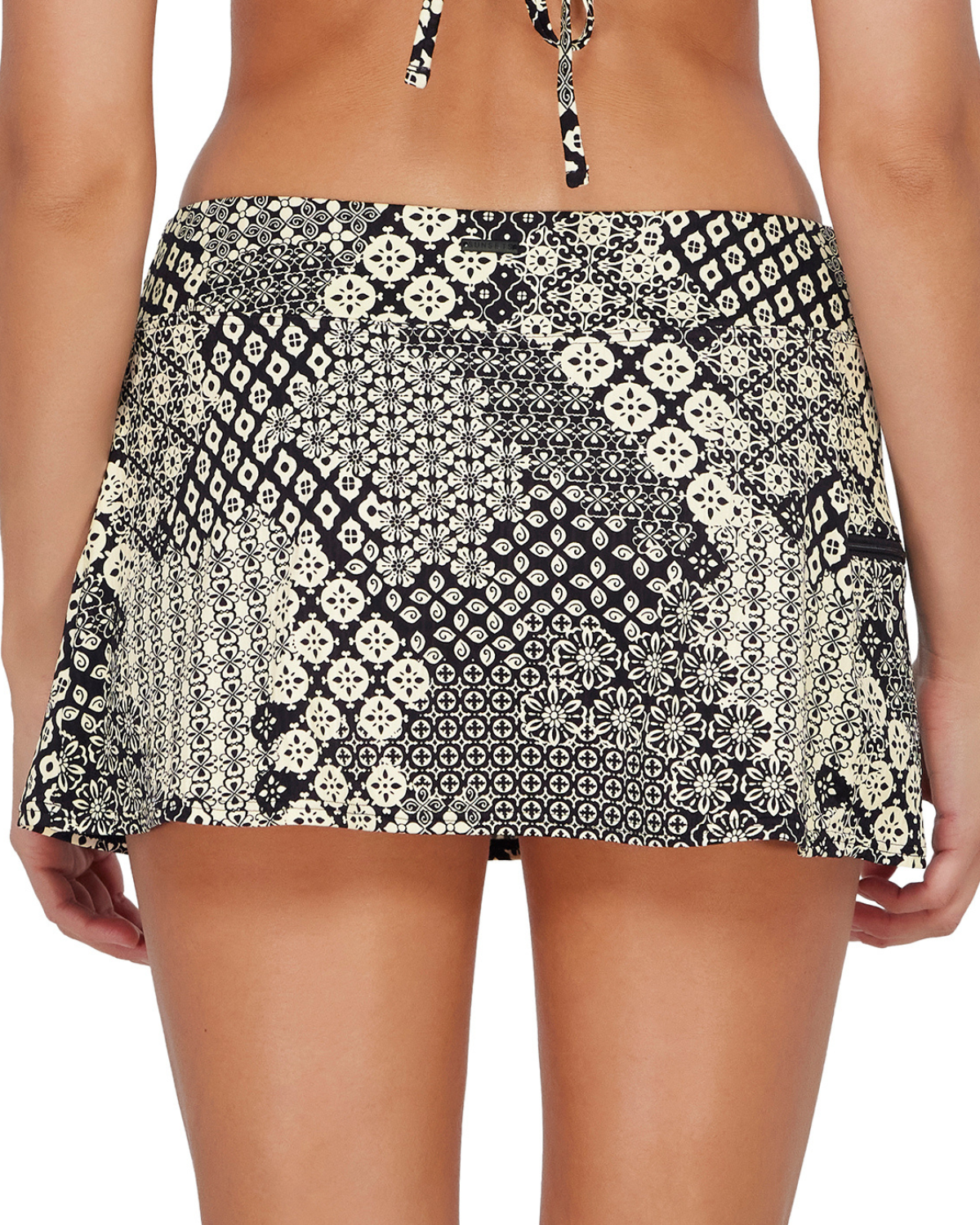 2025 Sunsets Venice Seagrass Texture Sporty Swim Skirt Bottom - 40B