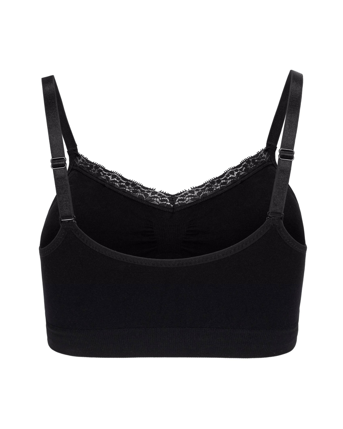 Joy Bra V-neck with Lace Trim (More Colors Available) - 9043
