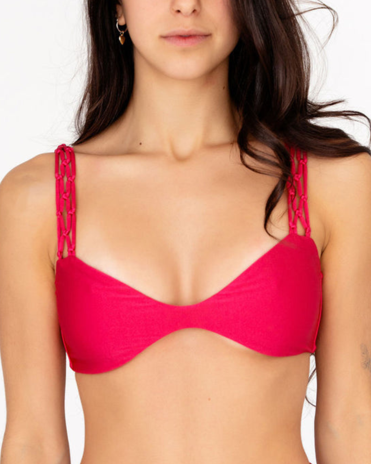Vermelho Knotted Bralette Bikini Top (More Colors Available) - Vs-T-001