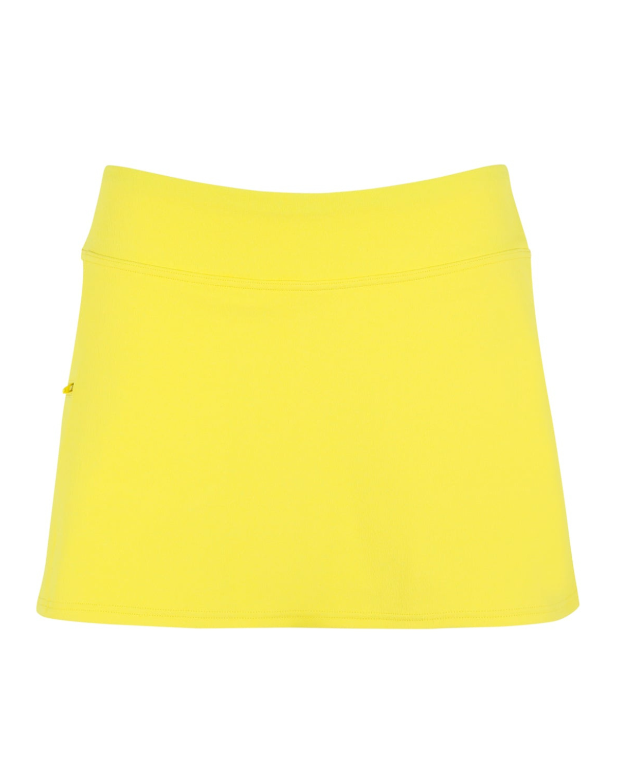 Sunsets Solids Pineapple Crepe Sporty Swim Skirt - 40B