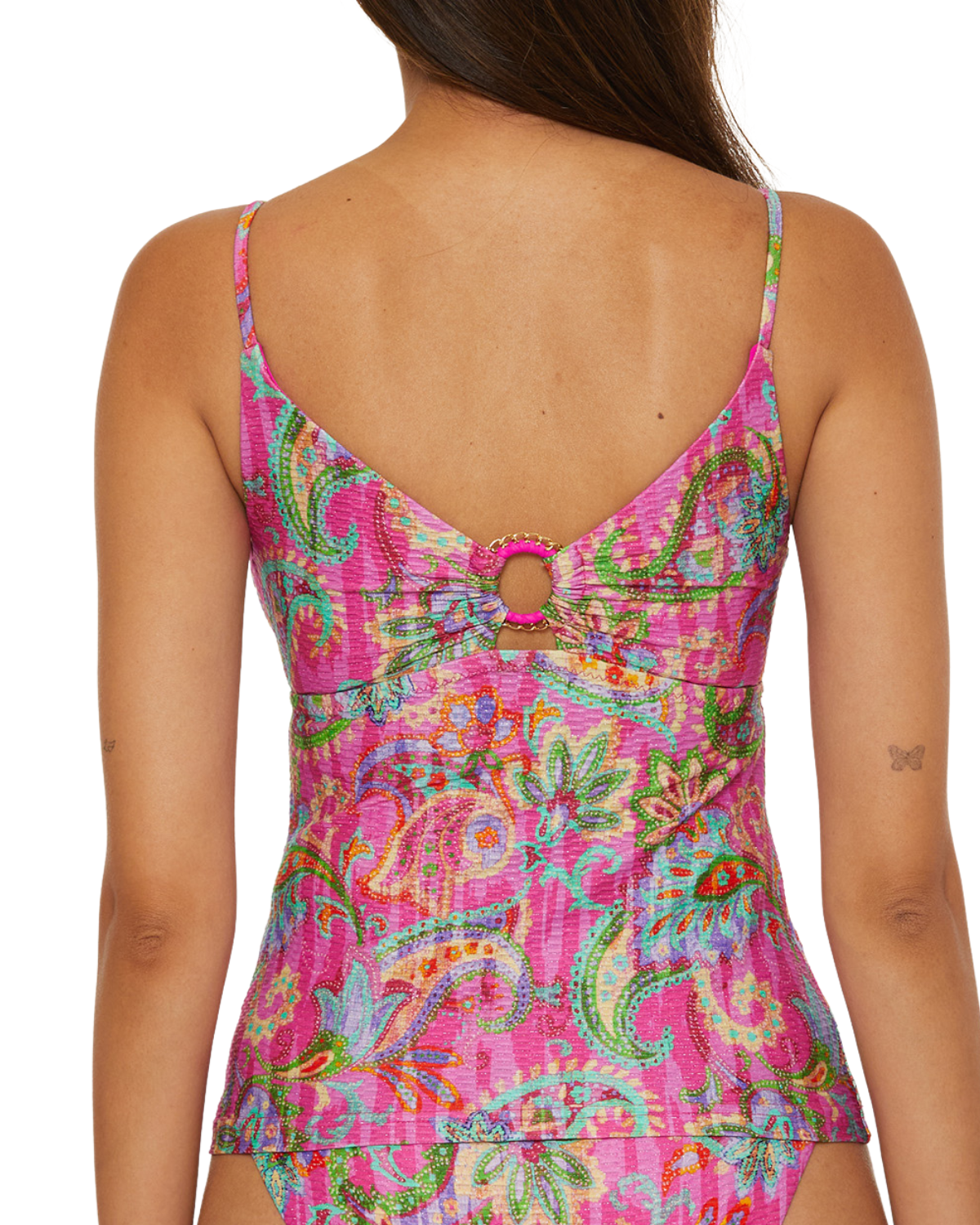 Becca by Rebecca Virtue Polynesia Tatum Multi Way Tankini Top - 203557
