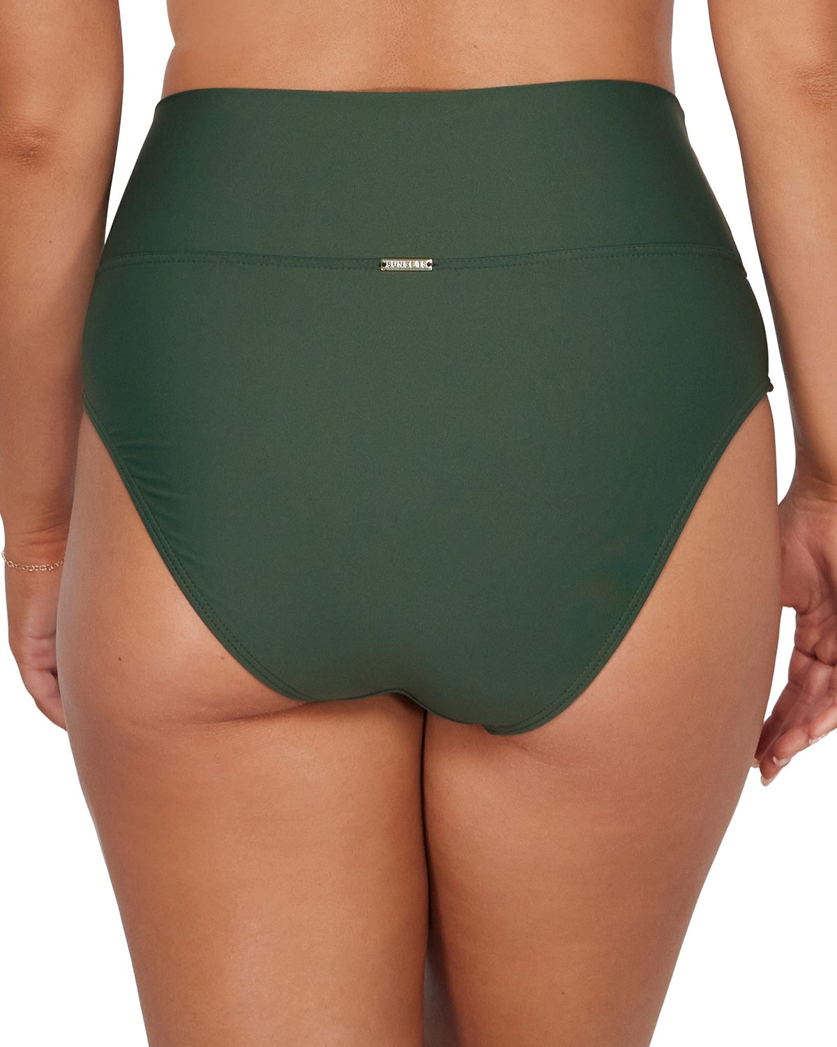 2025 Sunsets Solids Hannah High Waist Fold Over Bottom (More Colors Available)- 33Bs