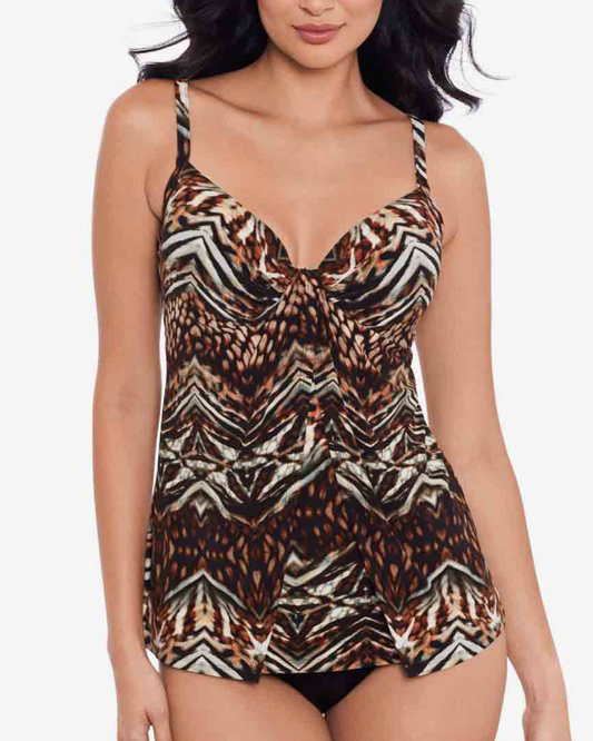 Miraclesuit Tribal Tigress Gala Tankini Top - 6552281