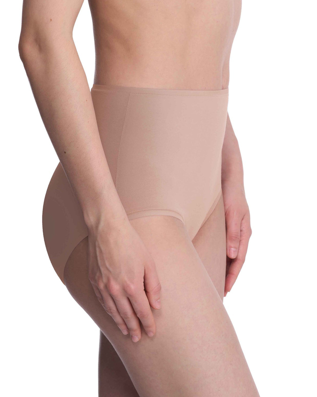 Natori Bliss Bare Cotton High Waist Brief - 778346