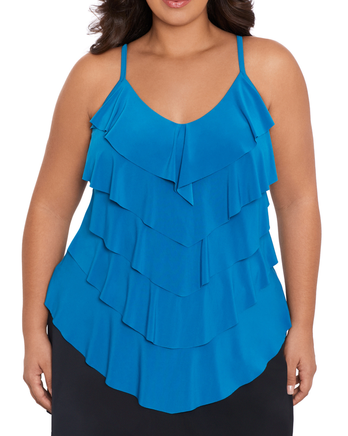 2025 Trim Shaper Plus Solids Rachel Tankini Top- 6534021W