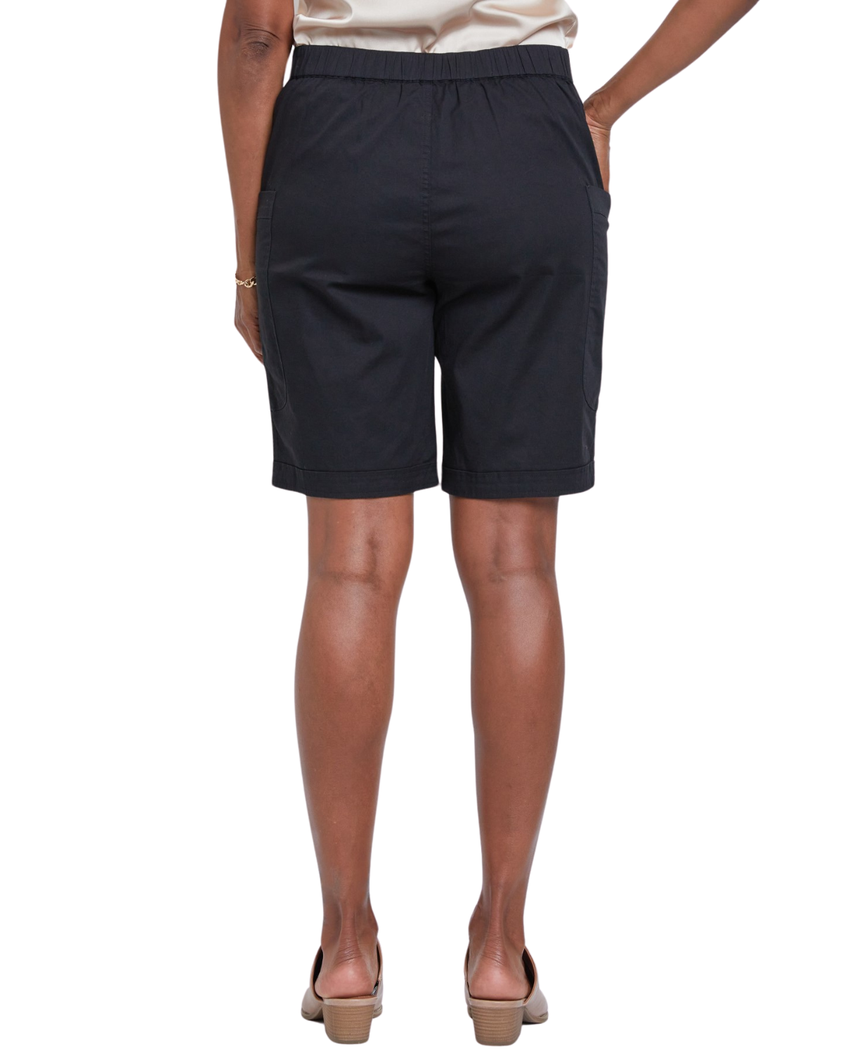 YMI Wide Leg Bermuda Short with Big Pockets (More Colors Available) - Wm1090pi