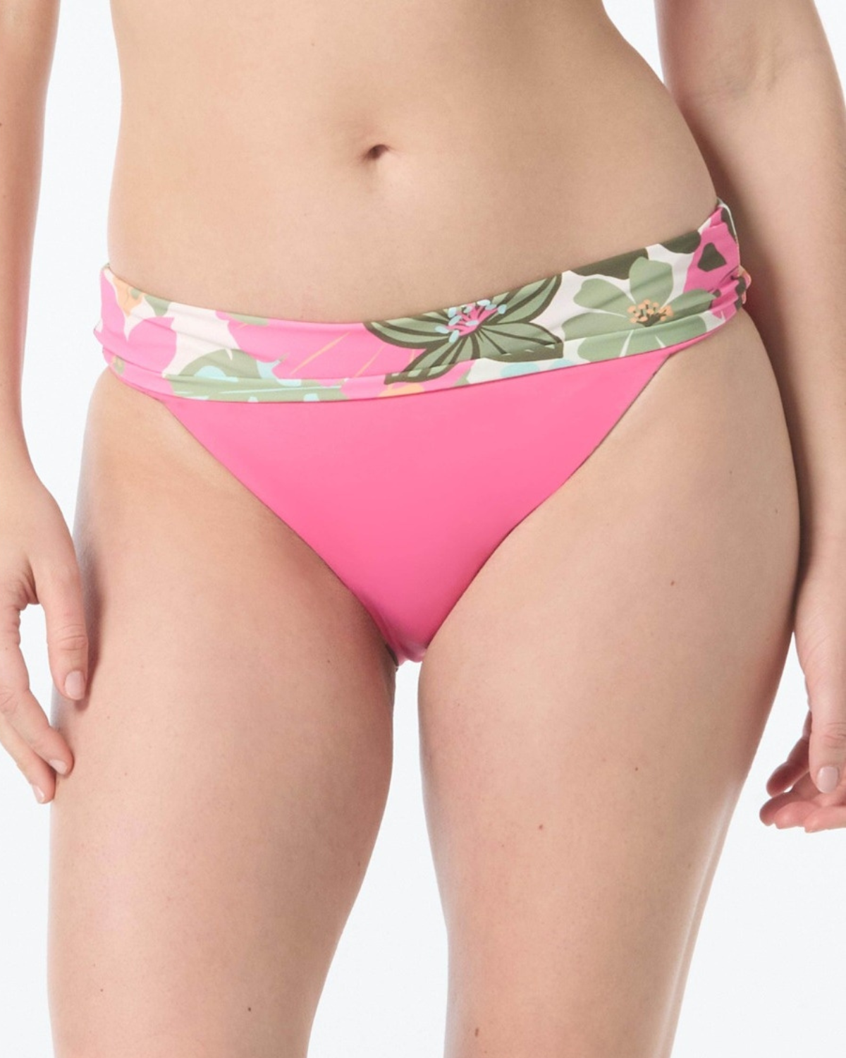 2025 Coco Reef Lush Blooms Verso High Waist Reversible Bikini Bottom - U5e289