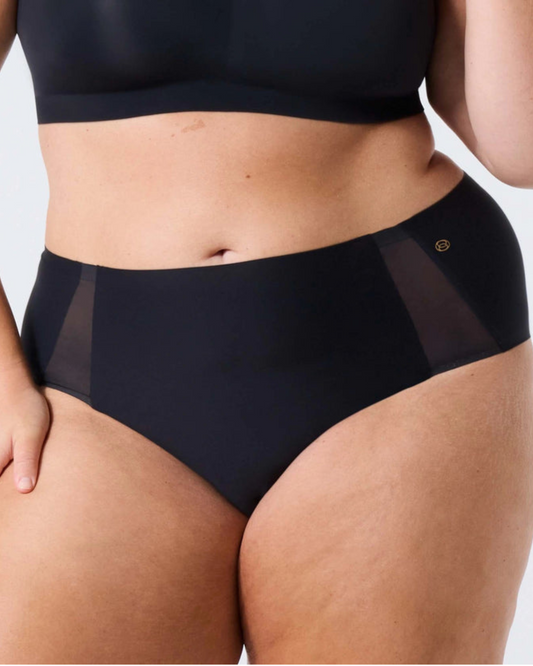 Evelyn & Bobbie Mesh High-Waisted Retro Bikini (More Colors Available)
